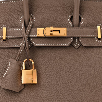 Hermes Togo Birkin 25 Etoupe 8 of 11