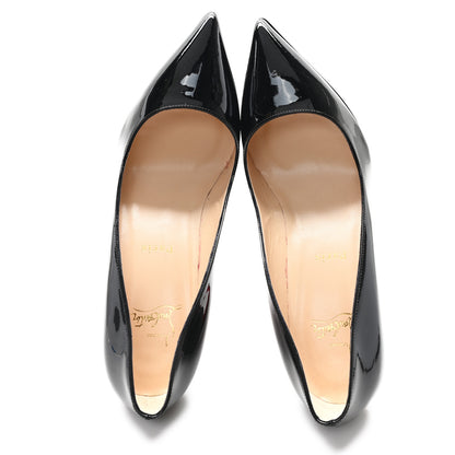 Christian Louboutin Patent Pigalle Plato 100 Pumps 39 Black 2 of 8