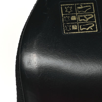 Hermes Knit Calfskin Jenna 60 Ankle Boots 41 Black 8 of 8