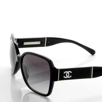 Chanel Acetate Square Summer CC Sunglasses 5230-Q-A Black 5 of 9