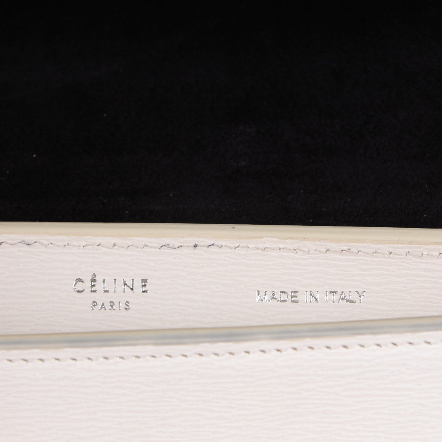 Liege Calfskin Small Trapeze White