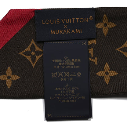 Louis Vuitton LV X TM Silk Monogram Cerises Bandeau Brown 3 of 4