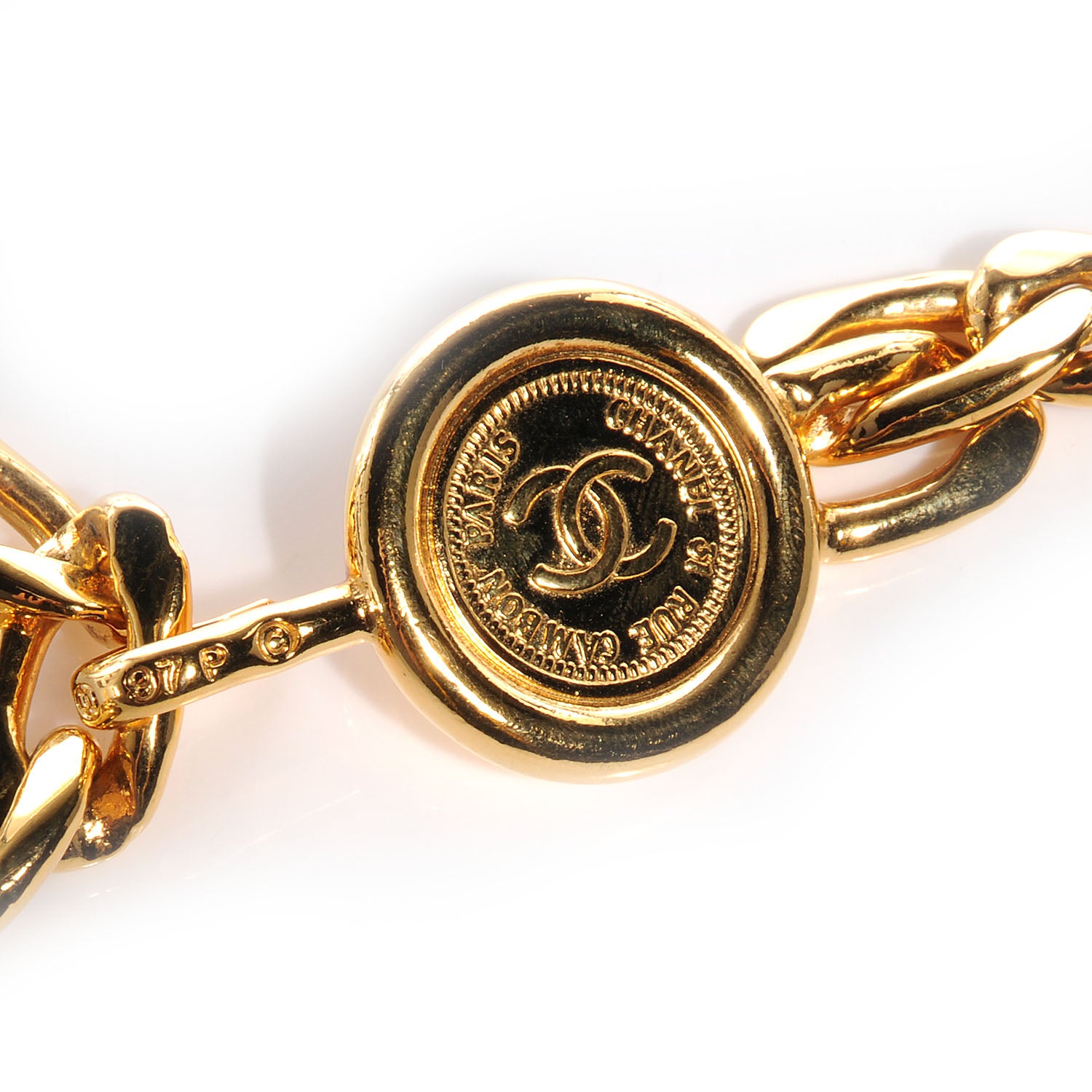 Chanel Chain 31 Rue Cambon Belt Gold 3 of 5