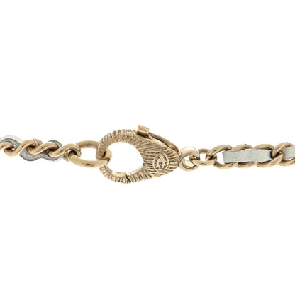 Chanel Pearl Crystal Lambskin Chain CC Necklace White Gold 3 of 3