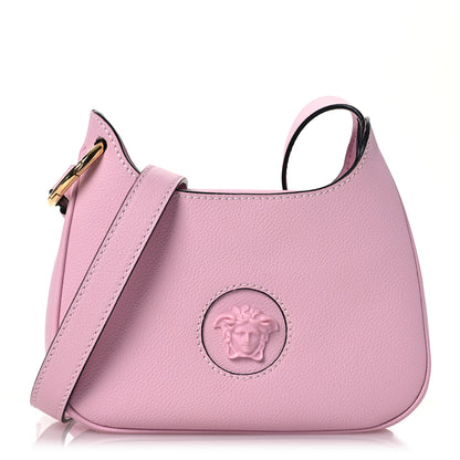 Versace Calfskin La Medusa Small Hobo Crossbody Pink 1 of 12