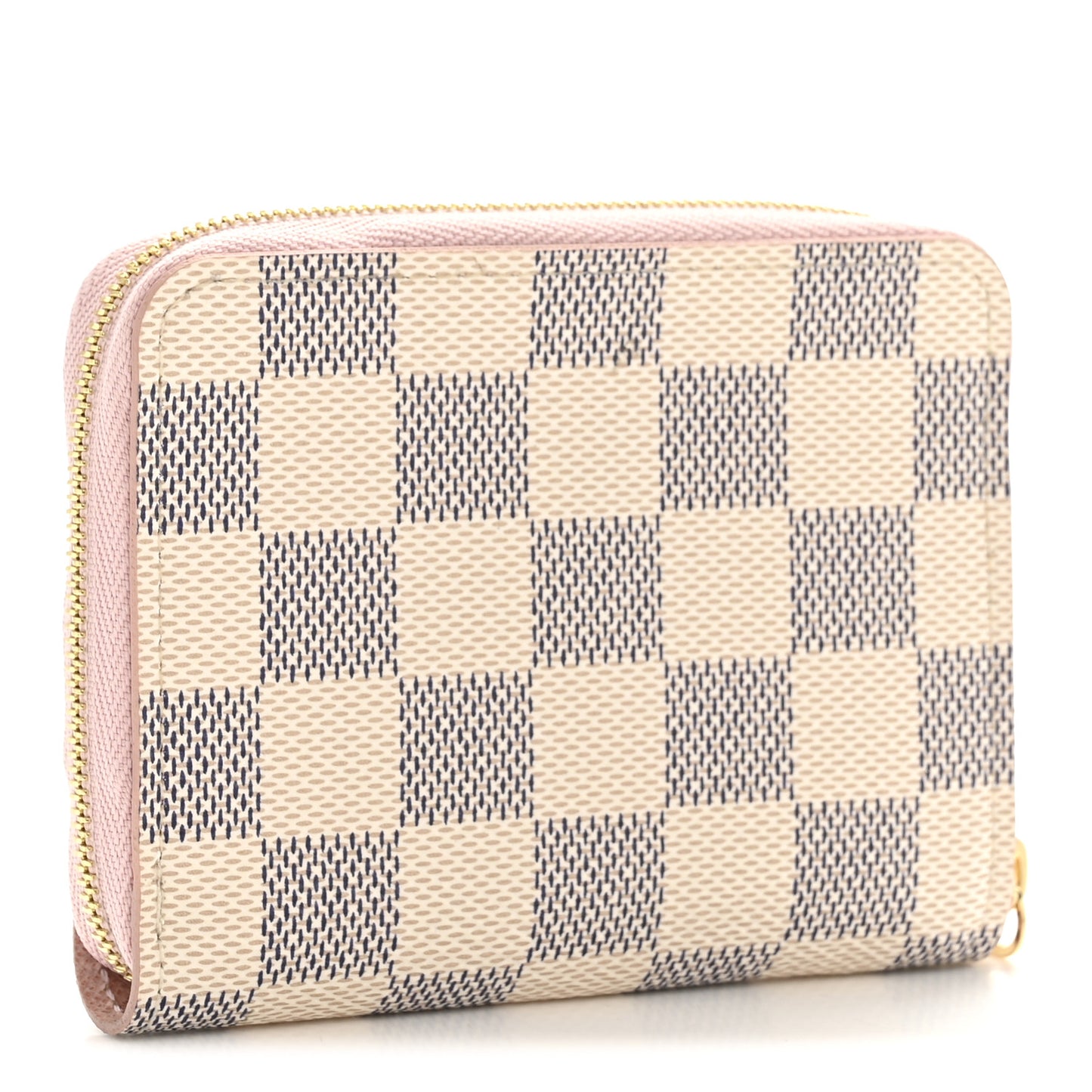 Damier Azur Zippy Coin Purse Rose Ballerine