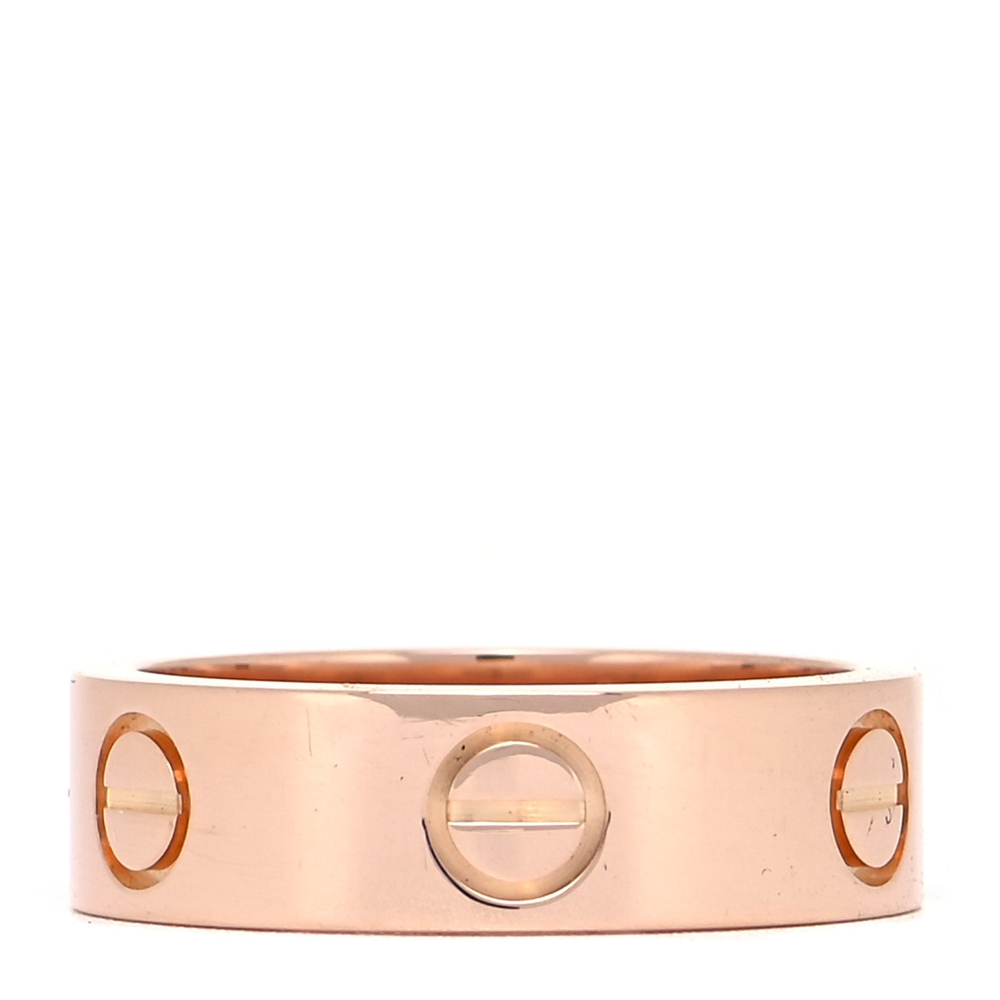 18K Pink Gold 5.5mm LOVE Ring 51 5.75