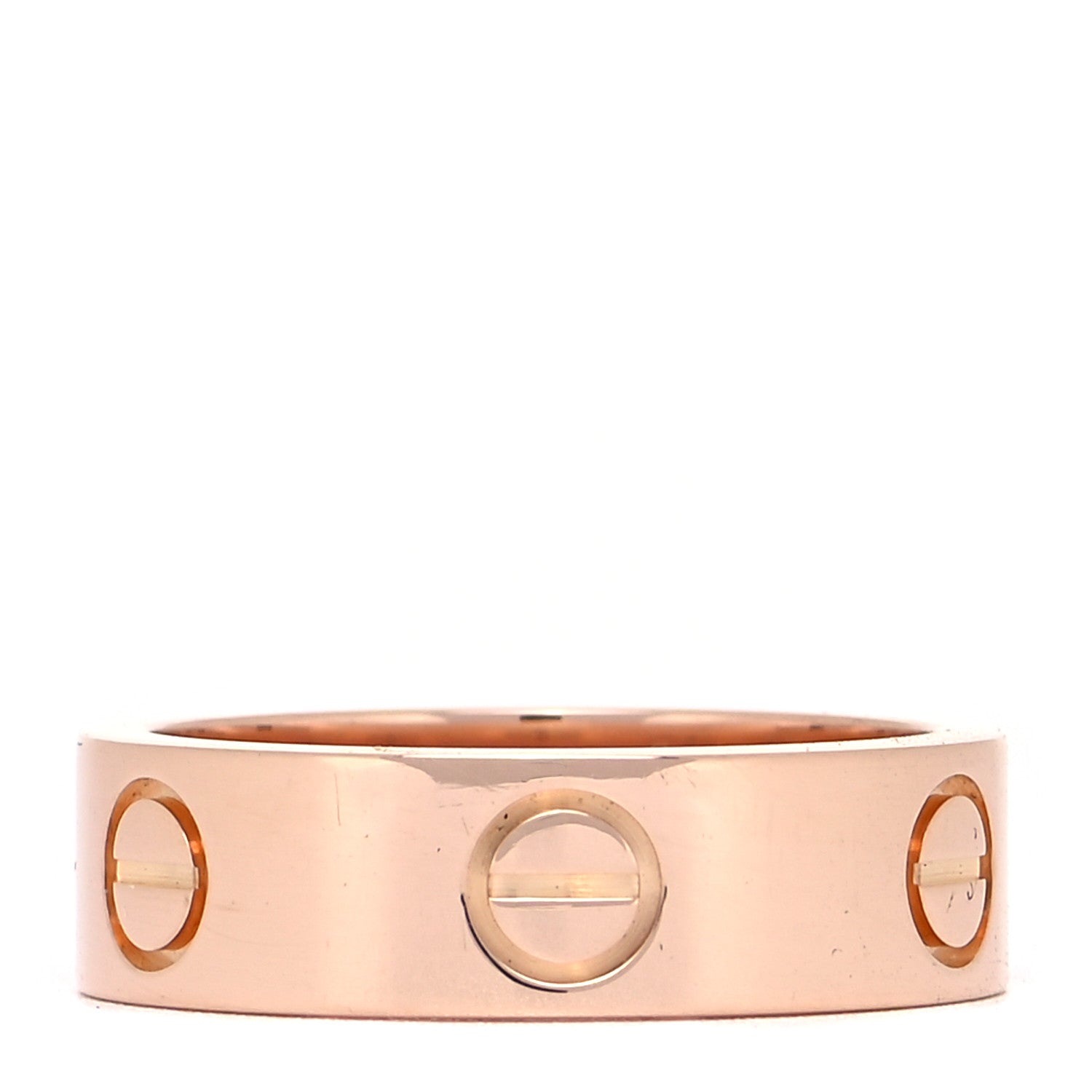 Cartier 18K Pink Gold 5.5mm LOVE Ring 51 5.75 1 of 4