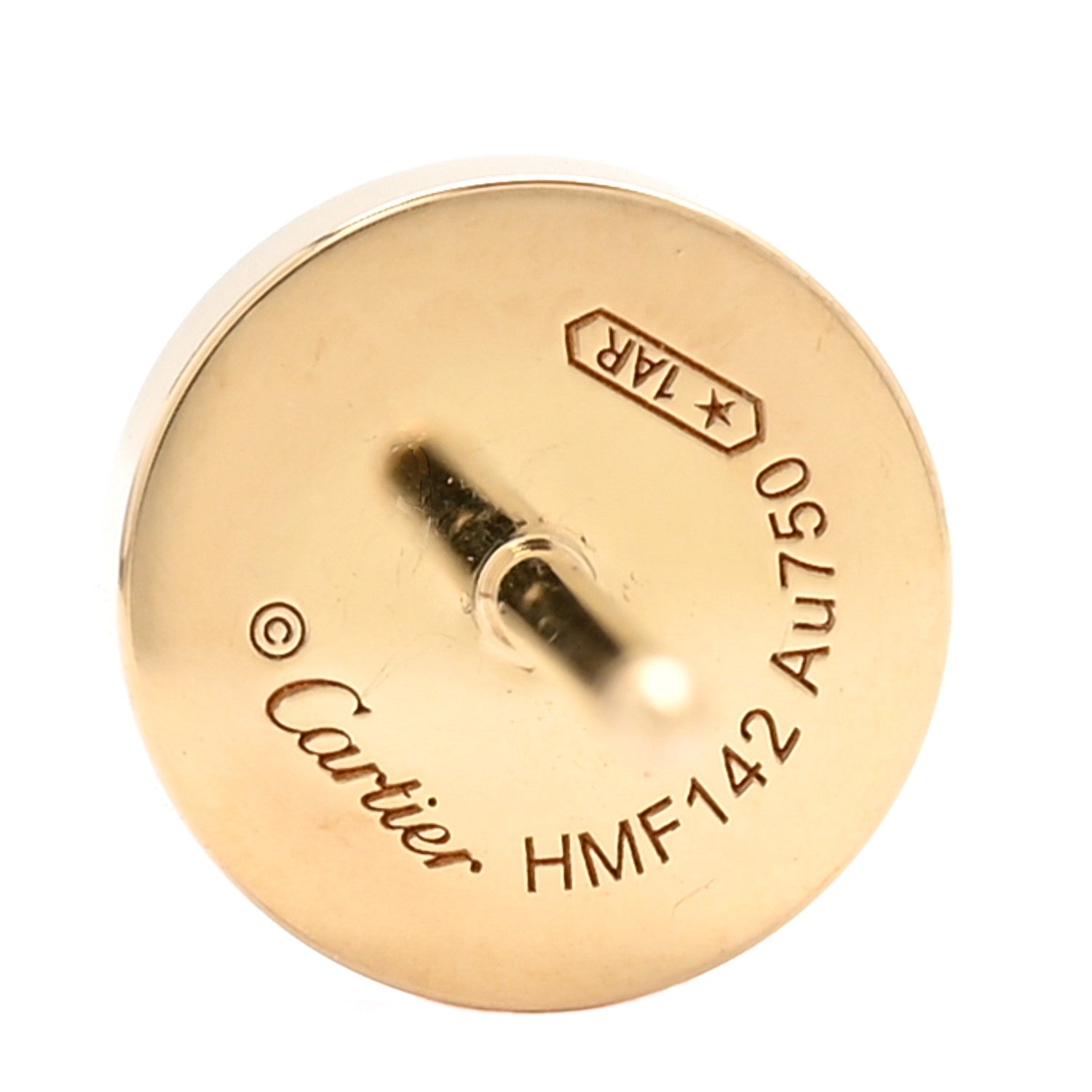 Cartier 18K Yellow Gold LOVE Earrings 4 of 5
