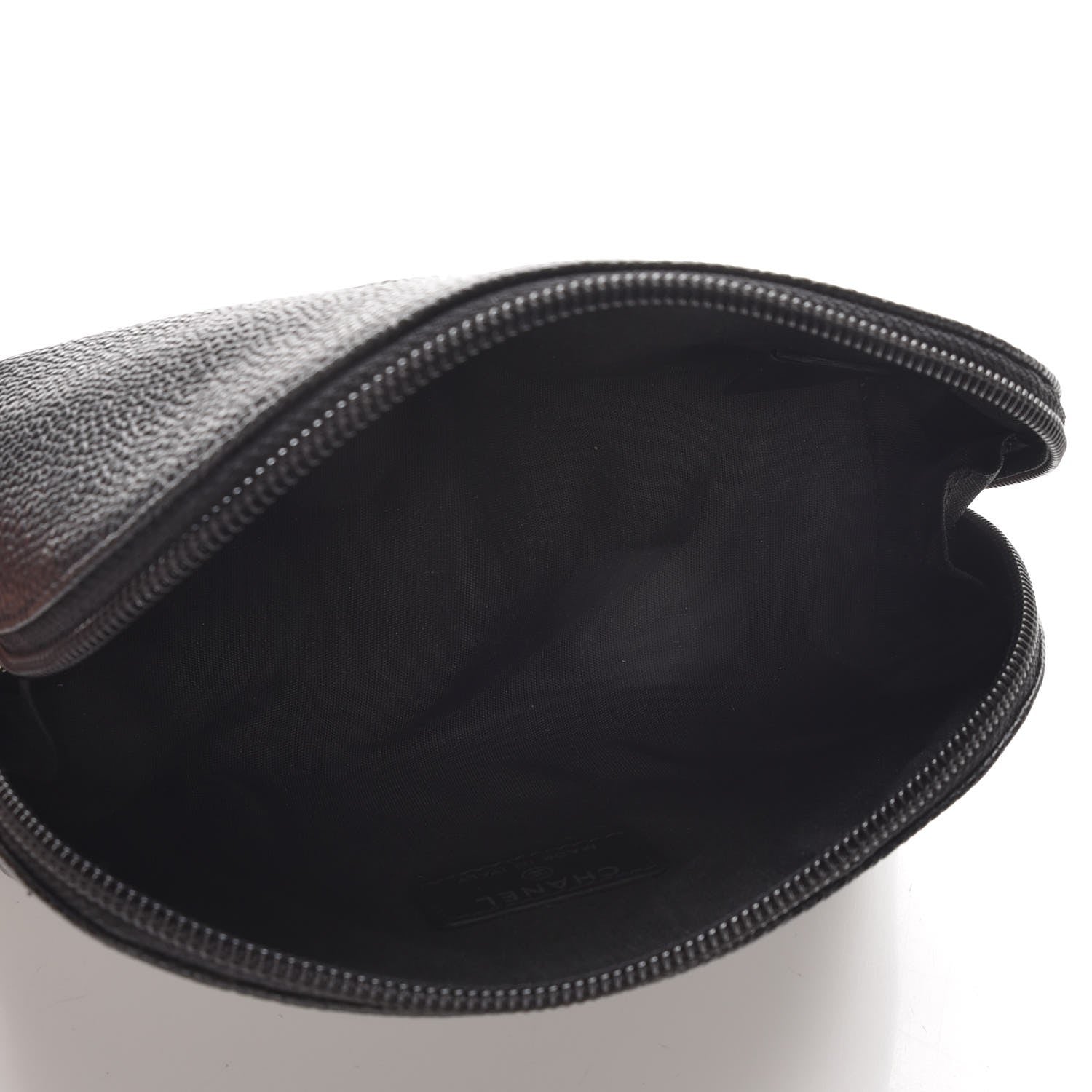 Chanel Caviar Timeless CC Cosmetic Pouch Black 5 of 14