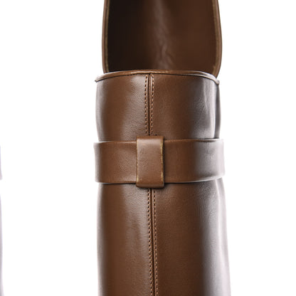 Givenchy Calfskin Shark Look Over The Knee Boots 37 Kaky 16 of 18