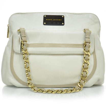 Marc Jacobs Leather Olga Seventies Satchel Ivory 1 of 9