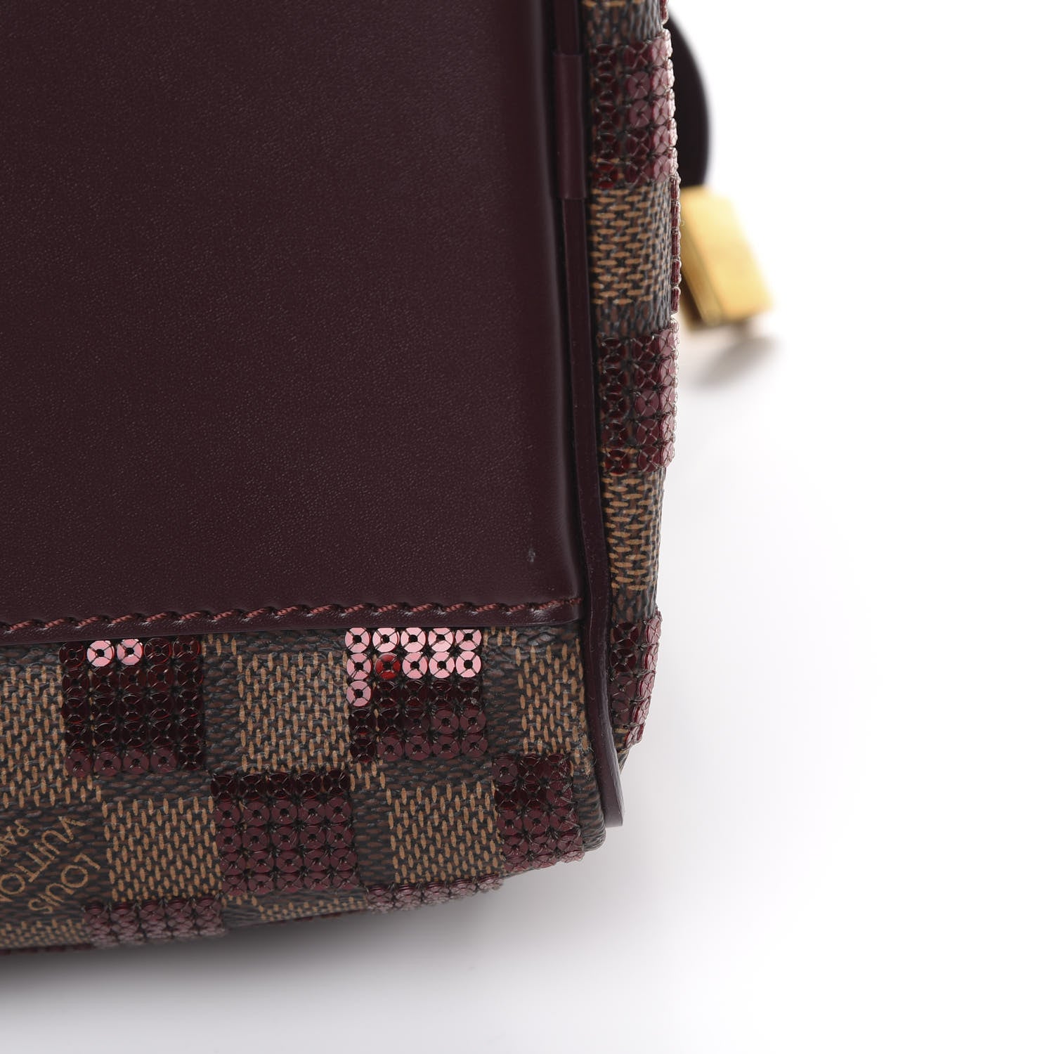 Louis Vuitton Damier Paillettes Speedy 30 Rouge 11 of 12