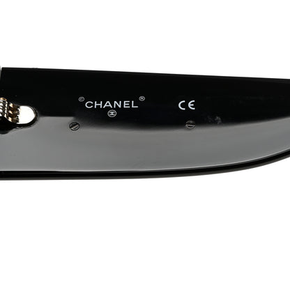 Chanel Acetate CC Logo Square Sunglasses 71472A Black 6 of 8