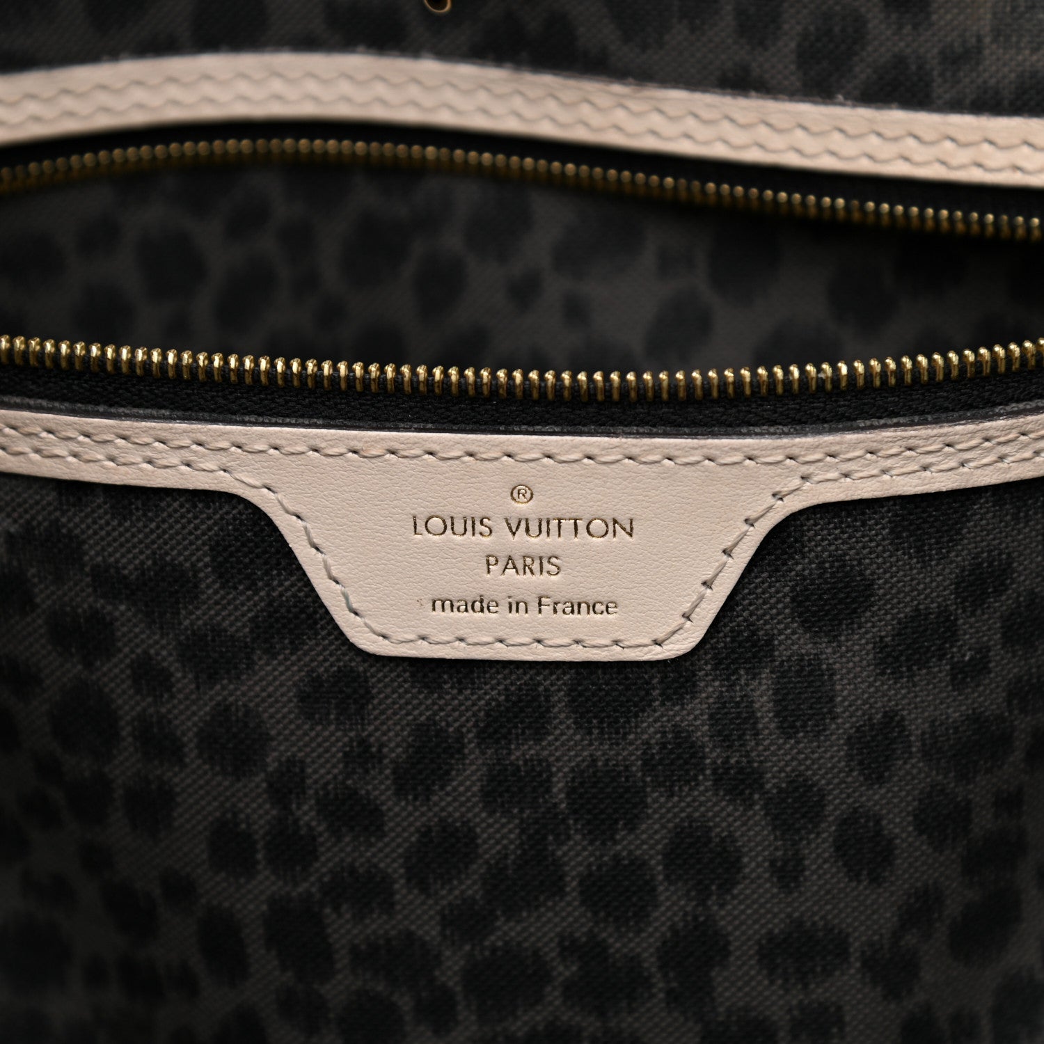Louis Vuitton Monogram Giant Wild At Heart Neverfull MM Creme 6 of 9