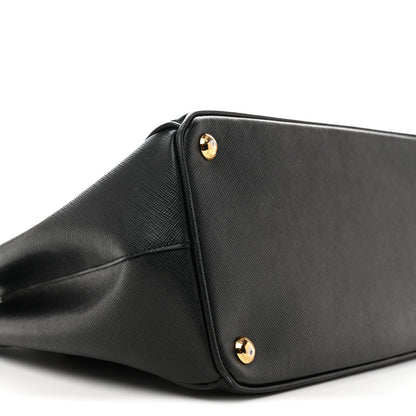 Prada Saffiano Lux Medium Galleria Double Zip Tote Black 9 of 18