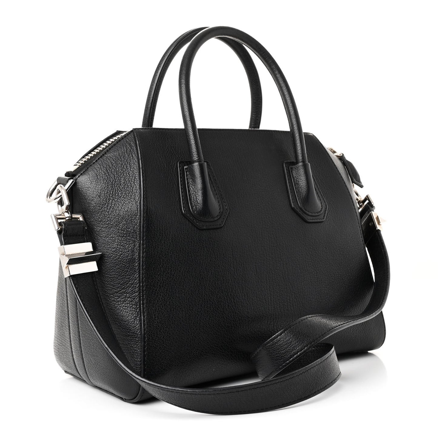Sugar Goatskin Small Antigona Black