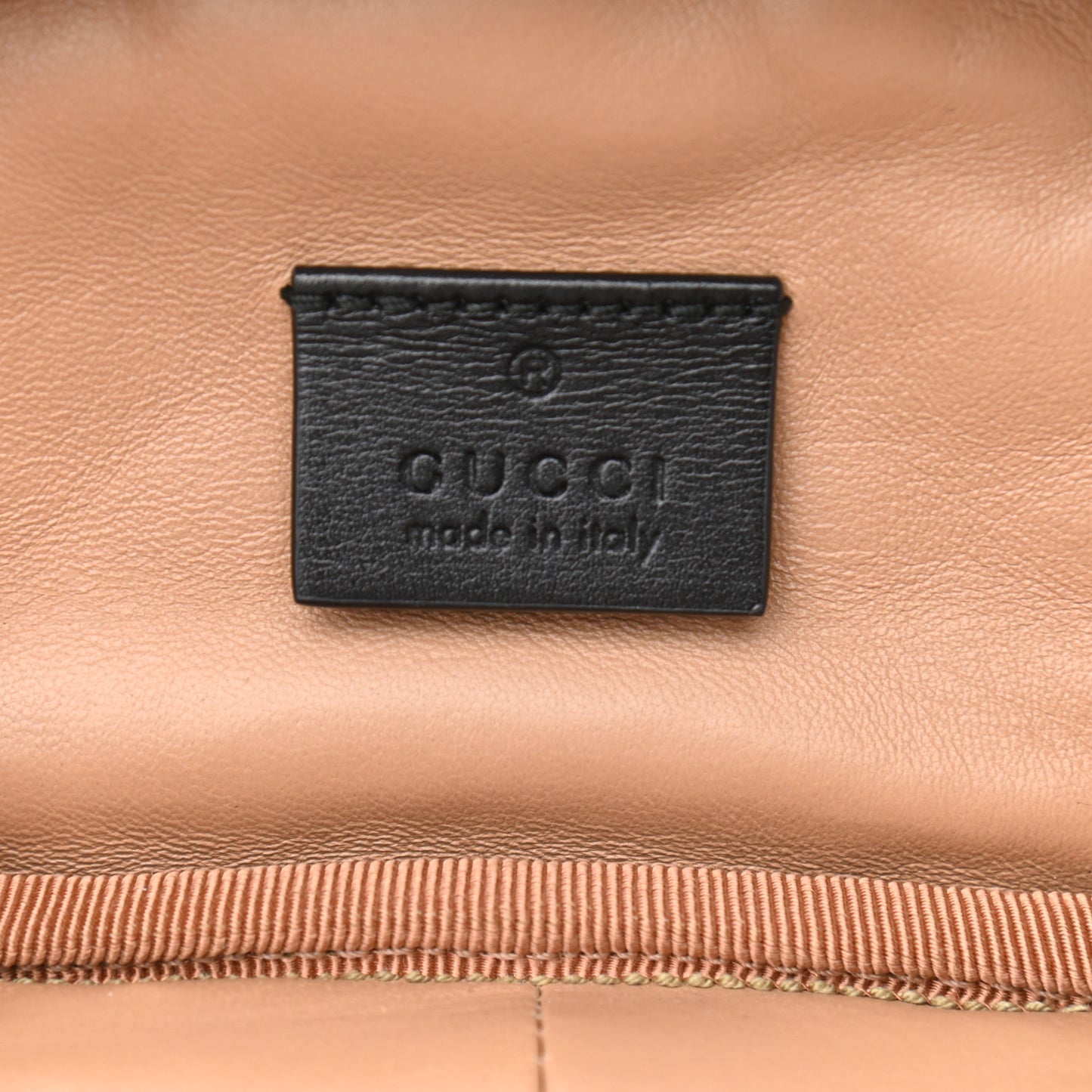 Calfskin Trapuntata Zumi Belt Bag Black