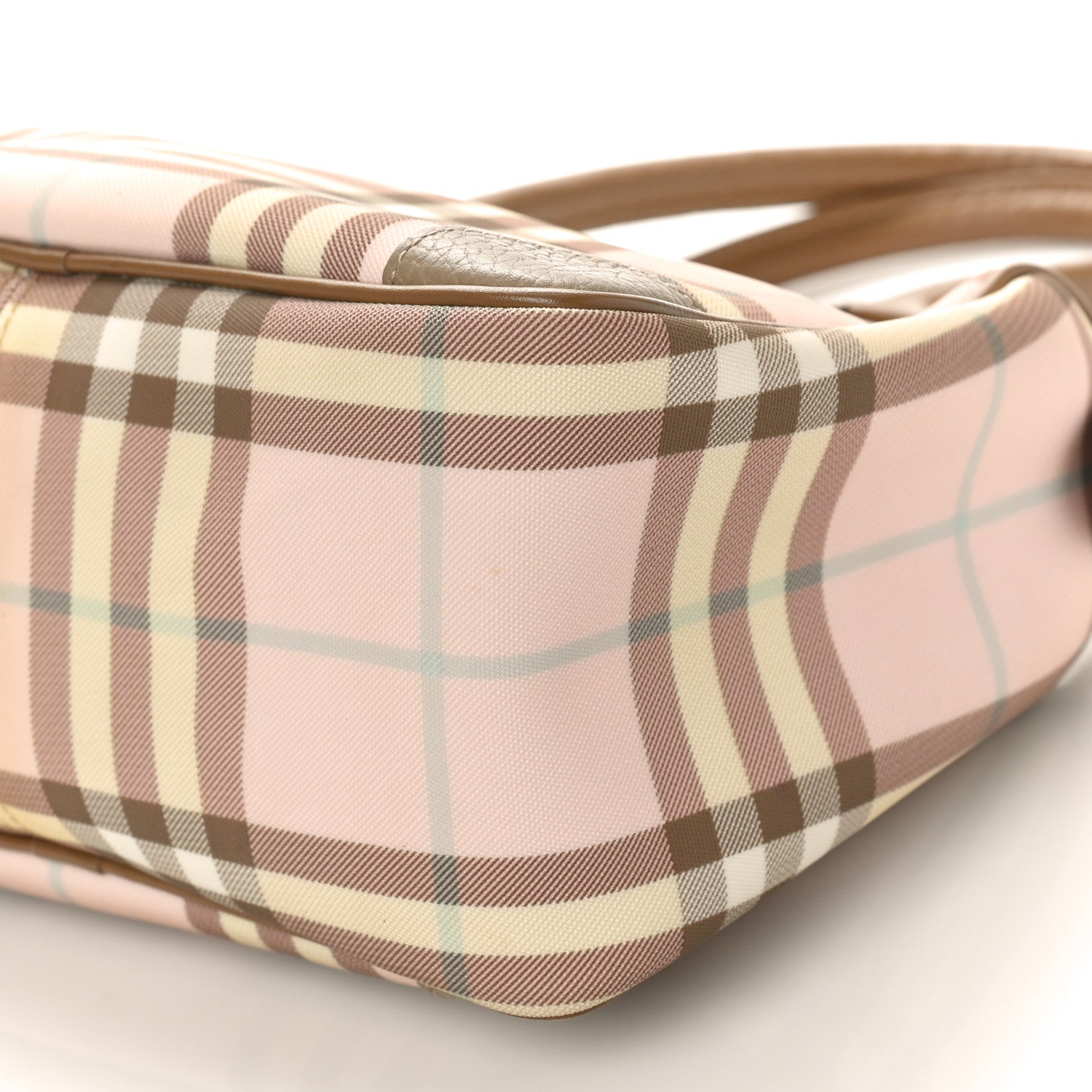 Burberry Candy Check Small Tote Pink 8 of 9