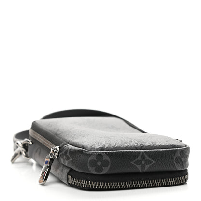 Louis Vuitton Monogram Eclipse Reverse Double Phone Pouch 4 of 10
