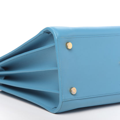 Saint Laurent Calfskin Small Sac De Jour Light Blue 9 of 17