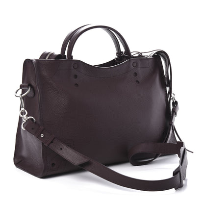 Balenciaga Veau Grana Perforated Blackout Hardware City Rouge Acajou 3 of 10