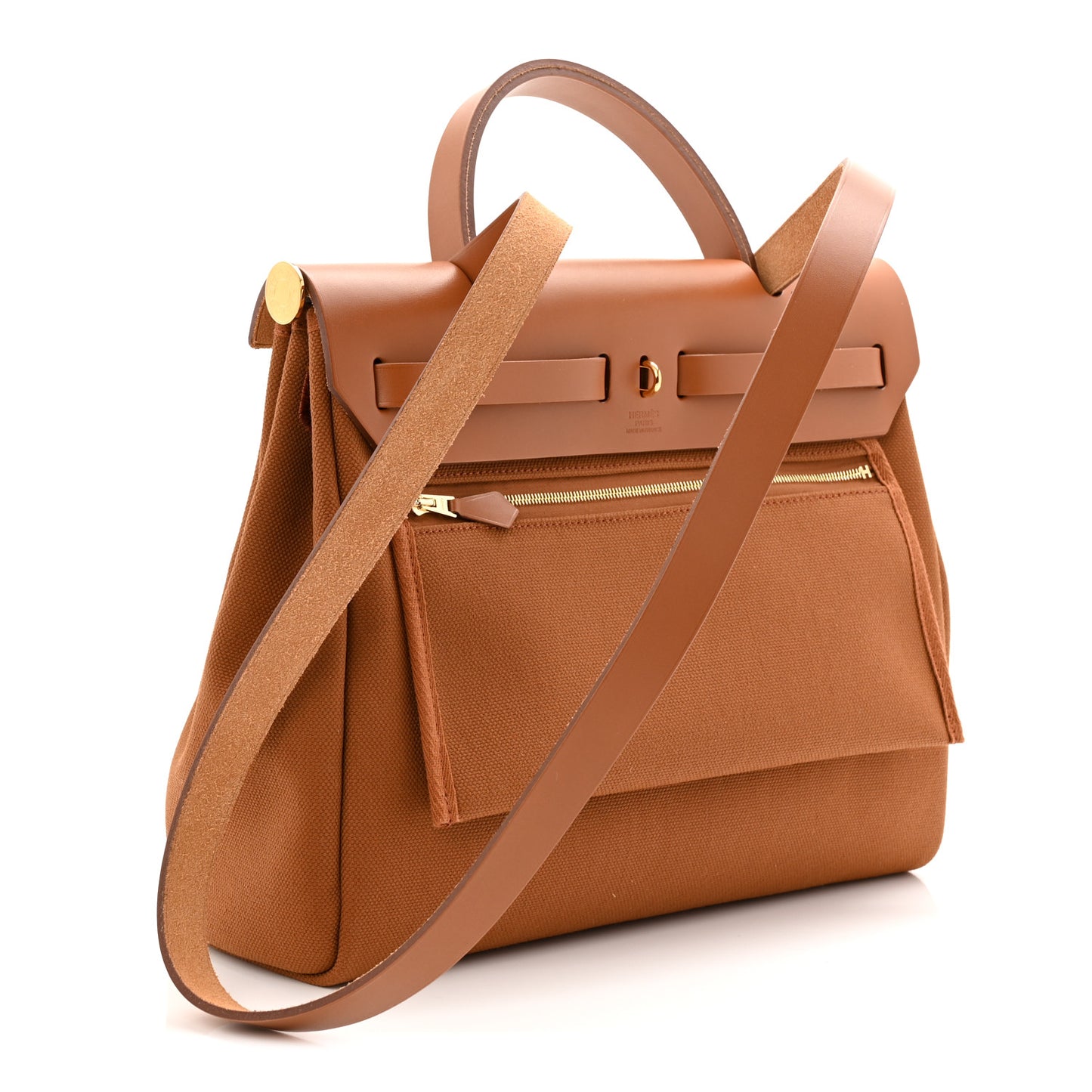 Military Toile Vache Hunter Herbag Zip Retourne 31 PM Fauve
