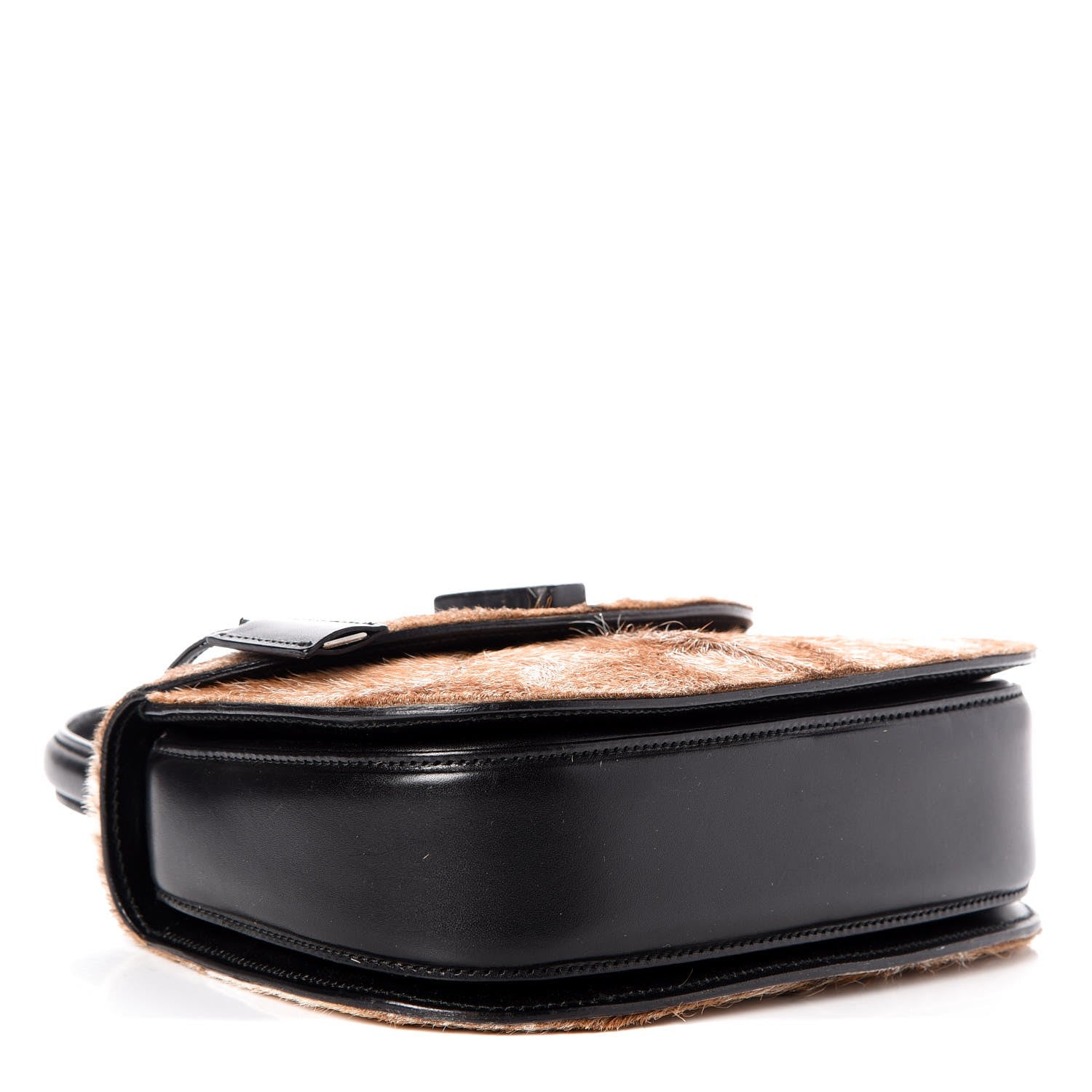 Gucci Calf Hair Calfskin Top Handle Bag Natural Black 4 of 12