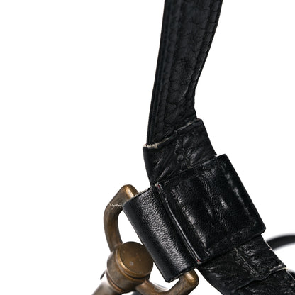 Christian Dior Lambskin Cannage Drawstring Bag Black 28 of 33
