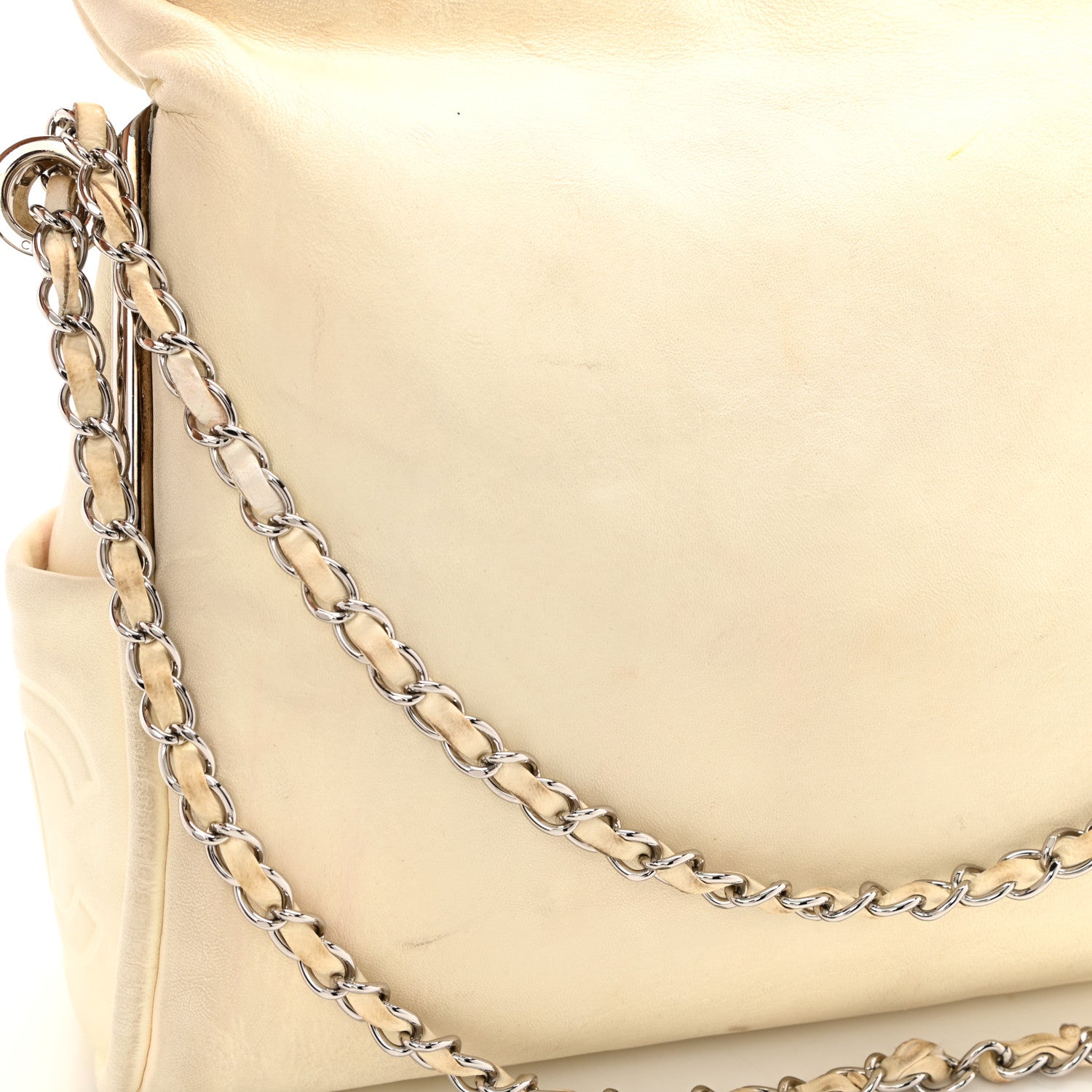 Chanel Lambskin Medium Ultimate Soft Tote Ivory 13 of 18