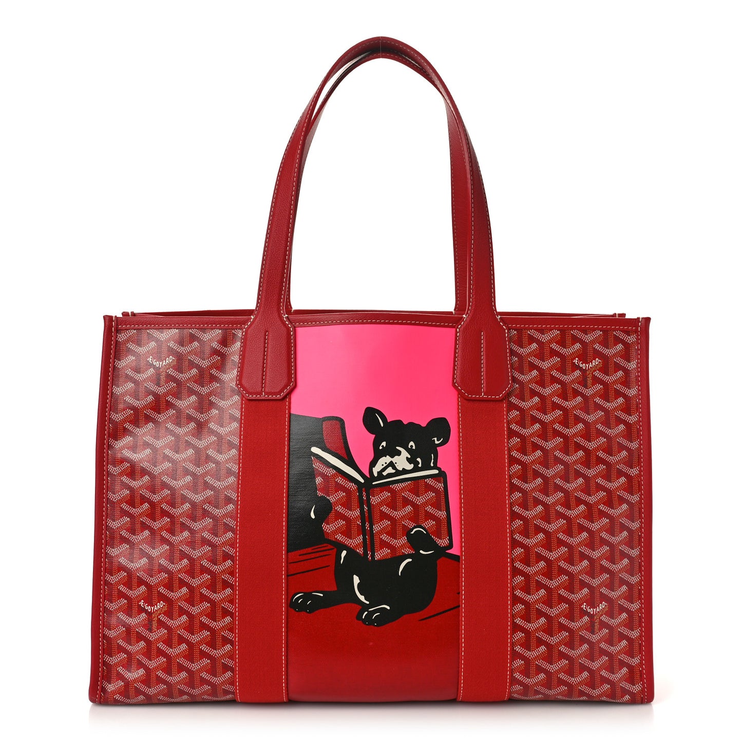 Goyardine Villette Tote Red