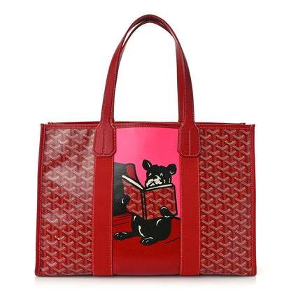 Goyard Goyardine Villette Tote Red 1 of 8