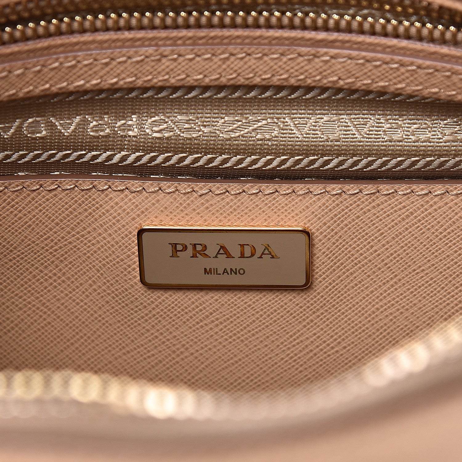 Prada Saffiano Lux Medium Promenade Tote Noisette 7 of 19