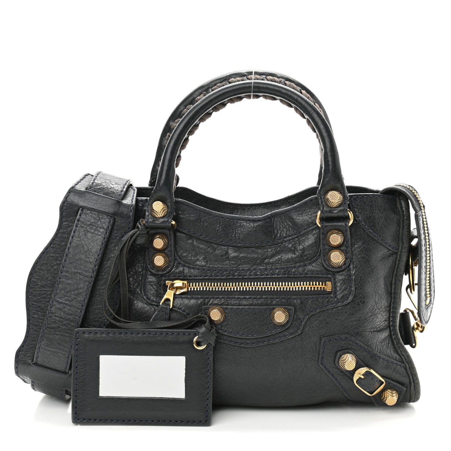 Balenciaga Agneau Giant 12 Gold Hardware Mini City Anthracite 1 of 10