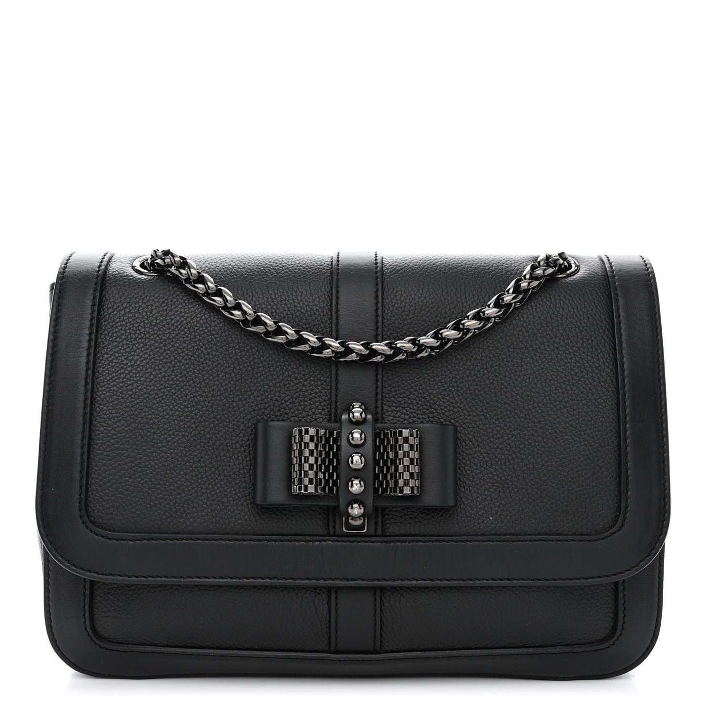 Calfskin Small Sweet Charity NV Shoulder Bag Black