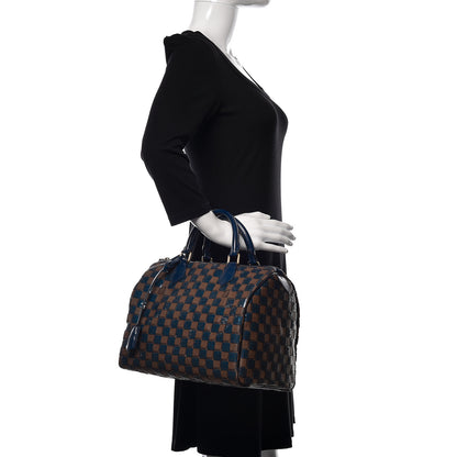 Louis Vuitton Damier Paillettes Speedy 30 Blue 2 of 14