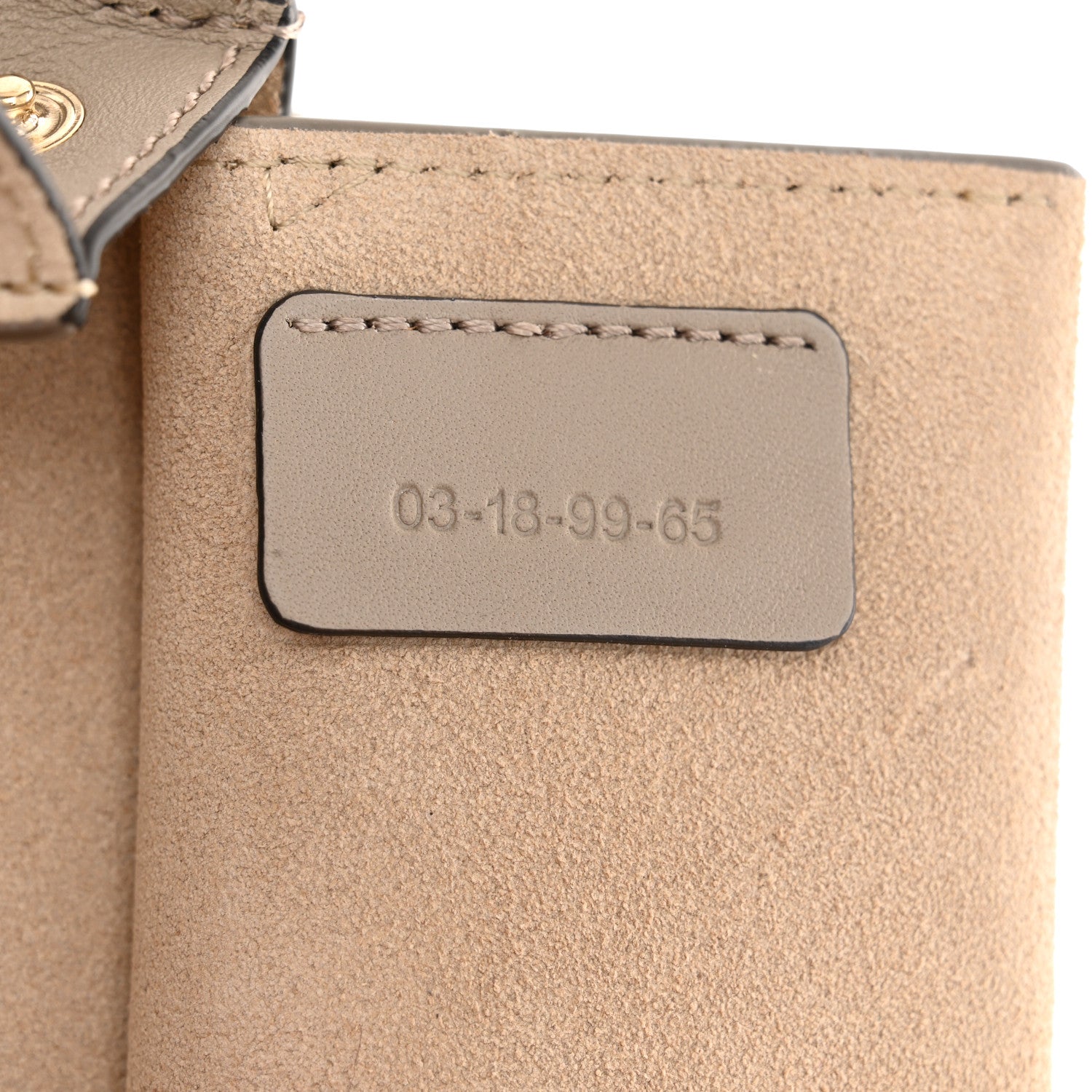 Chloe Suede Calfskin Mini Faye Bracelet Bag Motty Grey 7 of 11