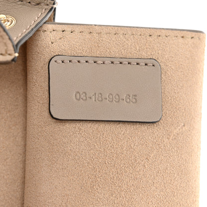 Chloe Suede Calfskin Mini Faye Bracelet Bag Motty Grey 7 of 11