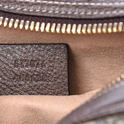 Gucci GG Supreme Monogram Web Small Ophidia Belt Bag 95 38 Dark Brown 6 of 9