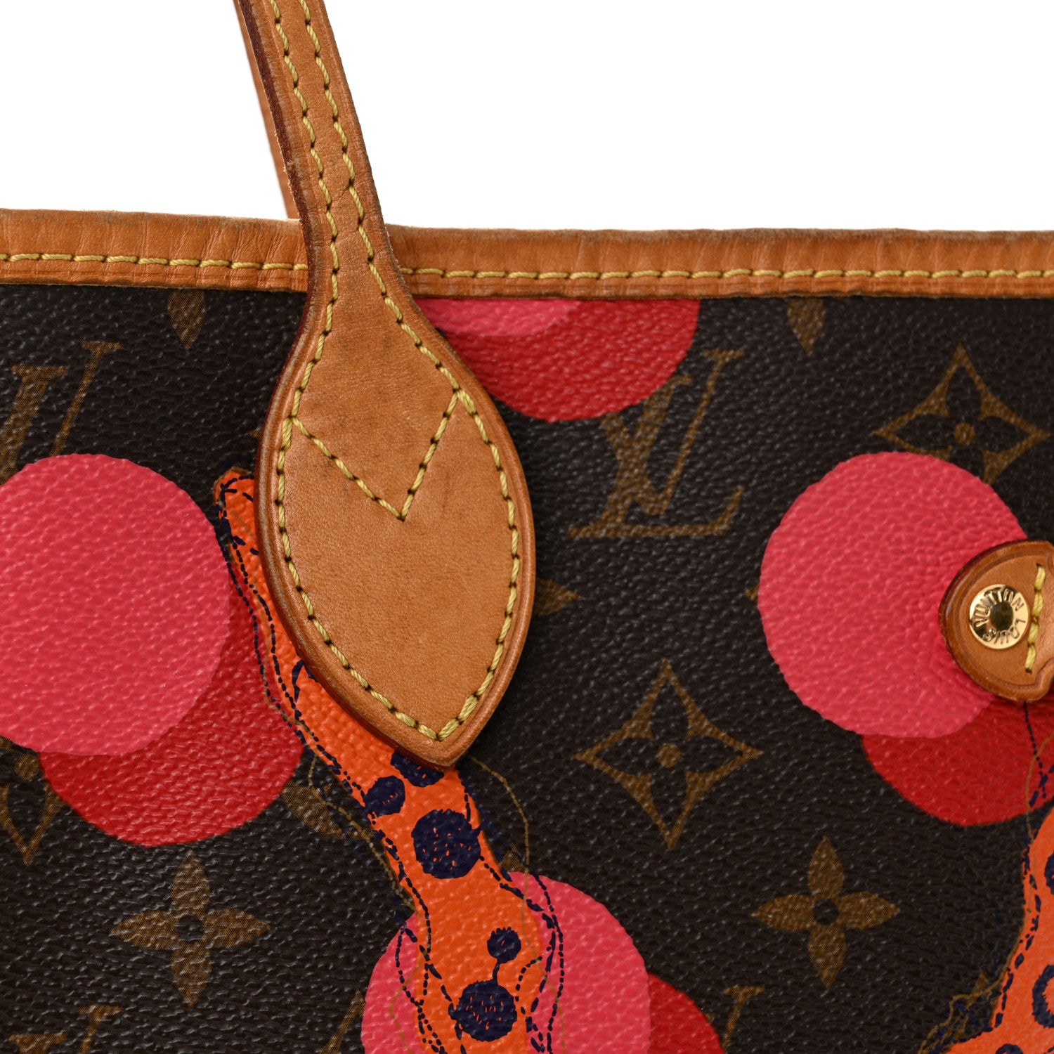 Louis Vuitton Monogram Ramages Neverfull MM 17 of 19