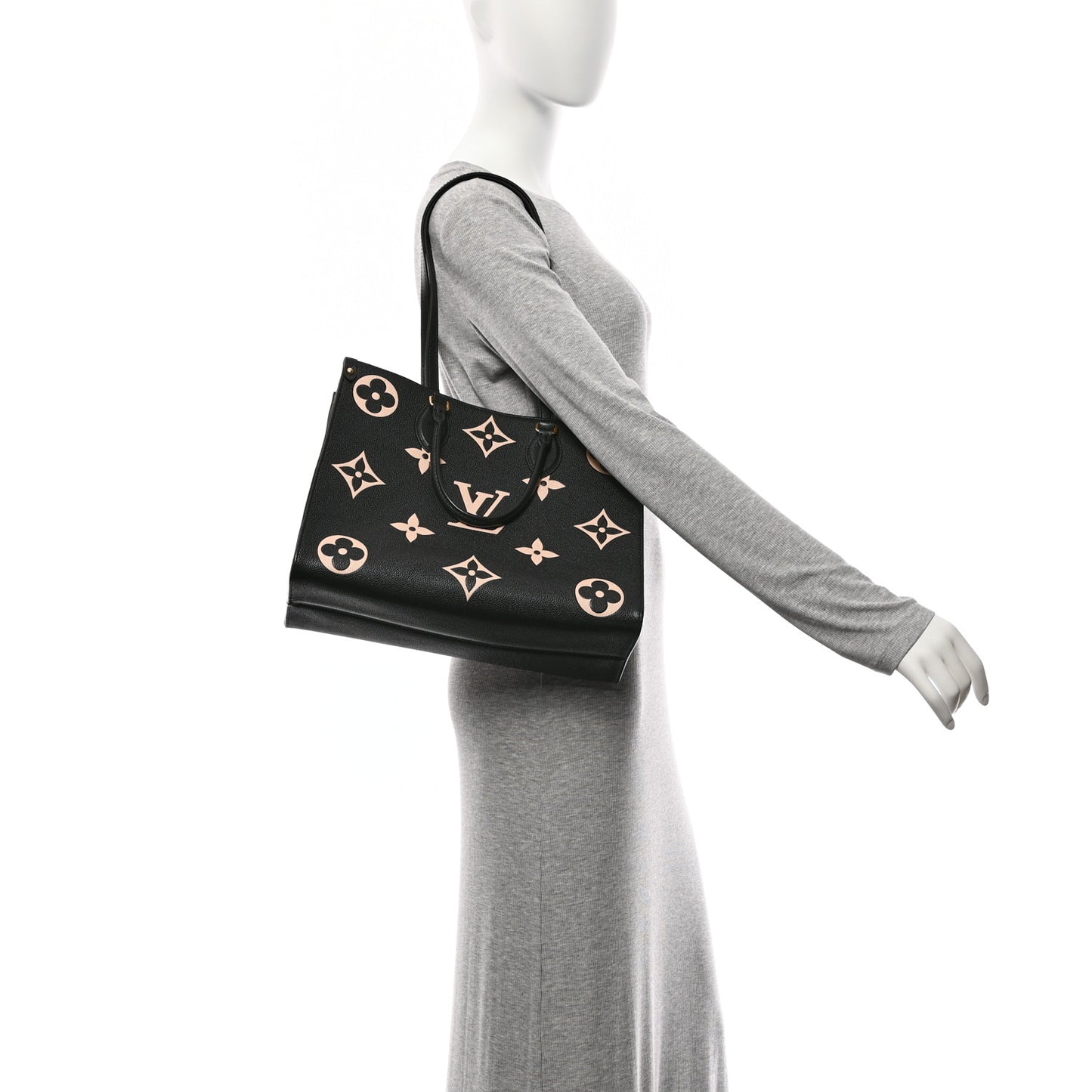 Empreinte Monogram Giant Onthego MM Black Beige