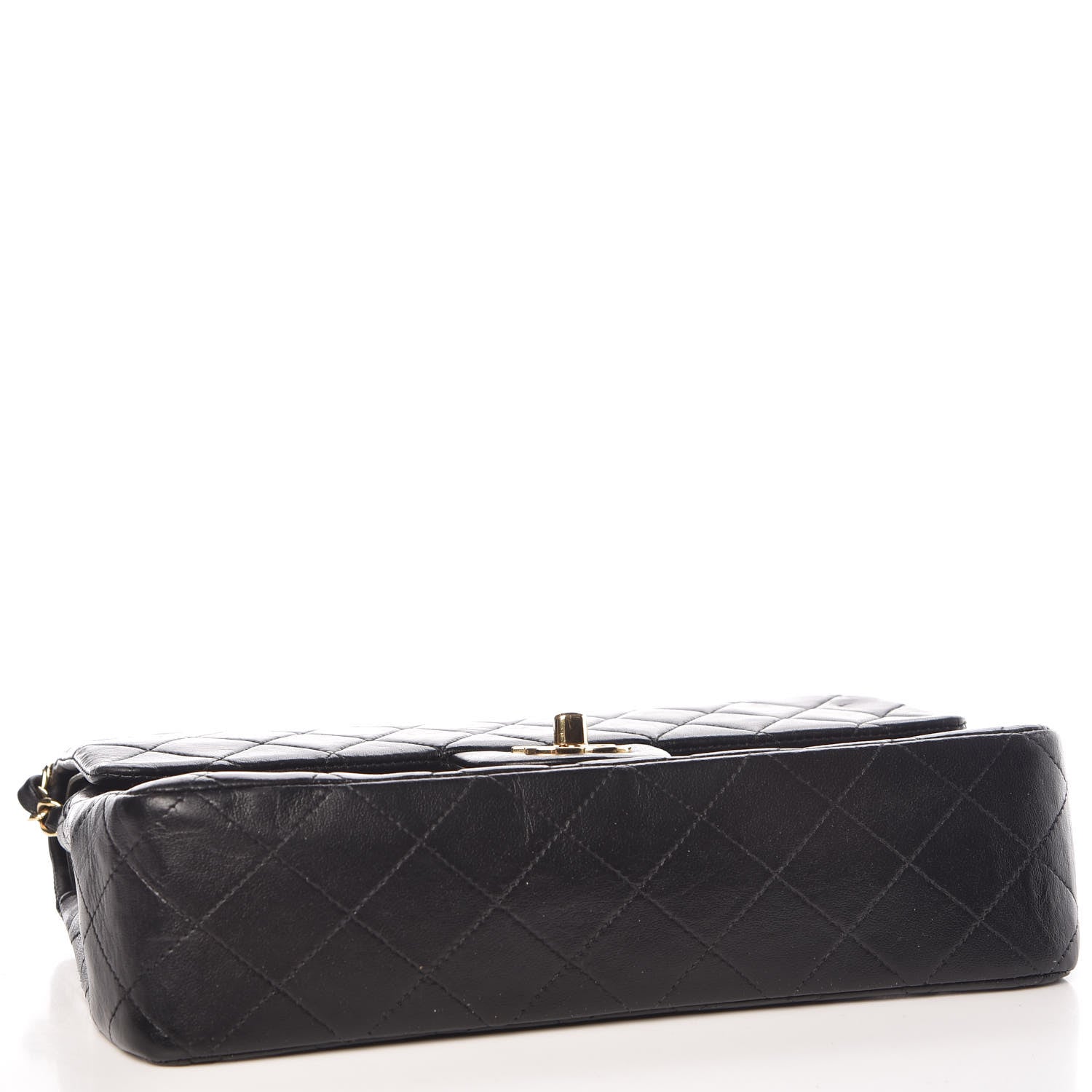 Chanel Lambskin Quilted Medium Double Flap Black 4 of 13