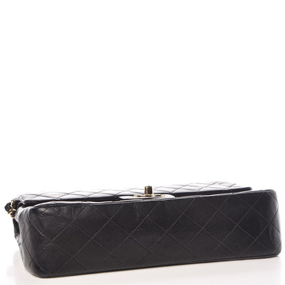 Chanel Lambskin Quilted Medium Double Flap Black 4 of 13