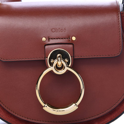 Chloe Calfskin Small Tess Bag Sepia Brown 7 of 9