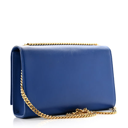 Saint Laurent Smooth Calfskin Medium Classic Monogram Kate Tassel Satchel Royal Blue 3 of 14