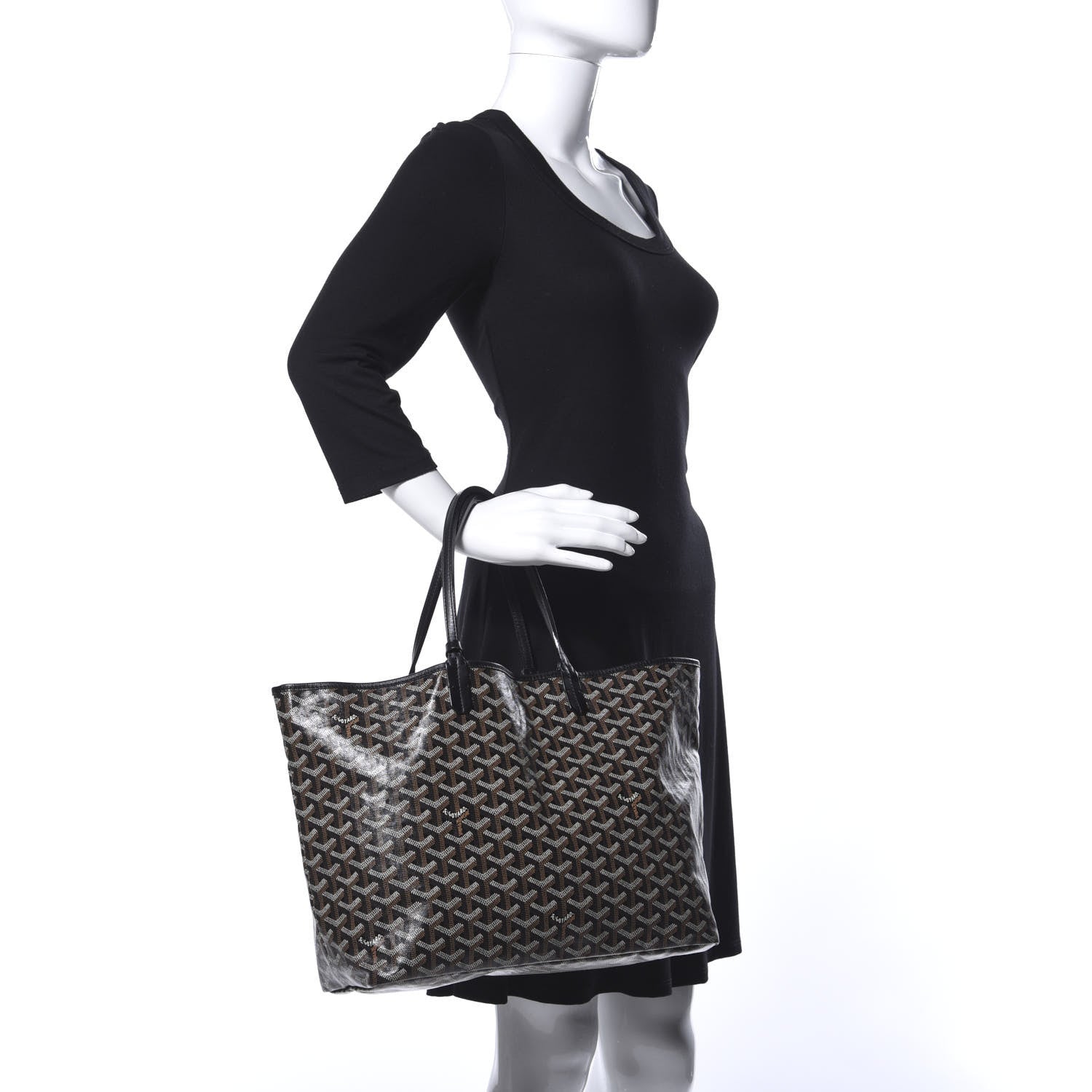Goyard Goyardine Saint Louis PM Black 2 of 8