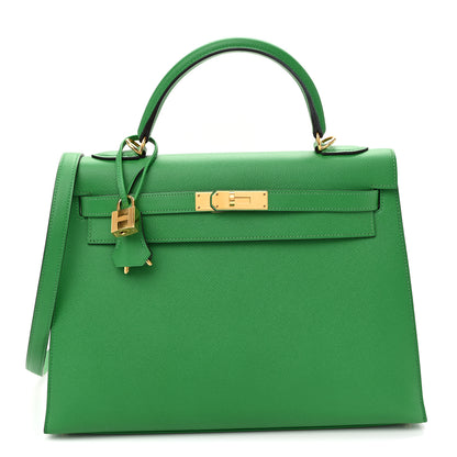 Hermes Epsom Kelly Sellier 32 Bambou 1 of 12