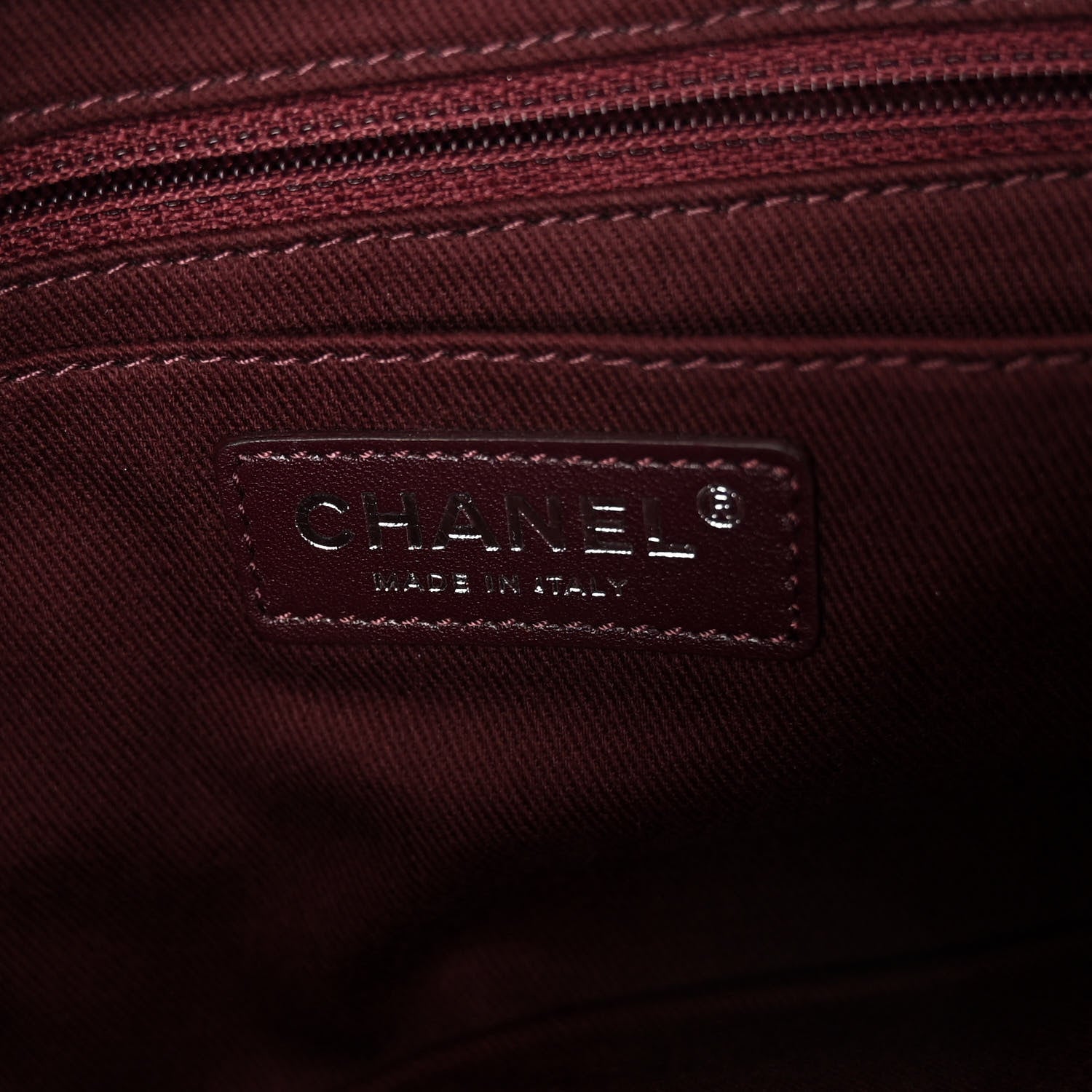 Chanel Glazed Calfskin Quilted Coco Pleats Clutch Navy 6 of 10