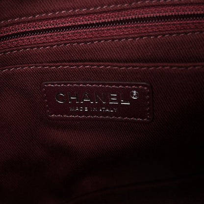Chanel Glazed Calfskin Quilted Coco Pleats Clutch Navy 6 of 10