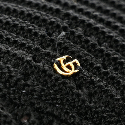 Gucci Crochet Cable Double G Bob Hat S Black 9 of 10
